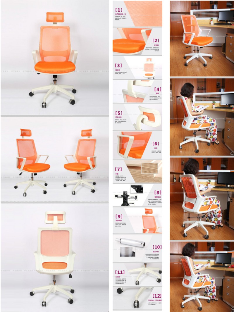 Ergonomics Mesh Office Chair in Office Furniture Swivel Chair