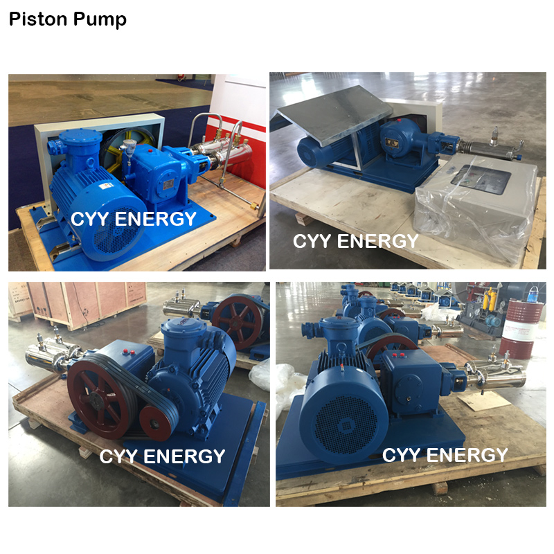 Cyyp 57 Uninterrupted Service Large Flow and High Pressure LNG Liquid Oxygen Nitrogen Argon Multiseriate Piston Pump