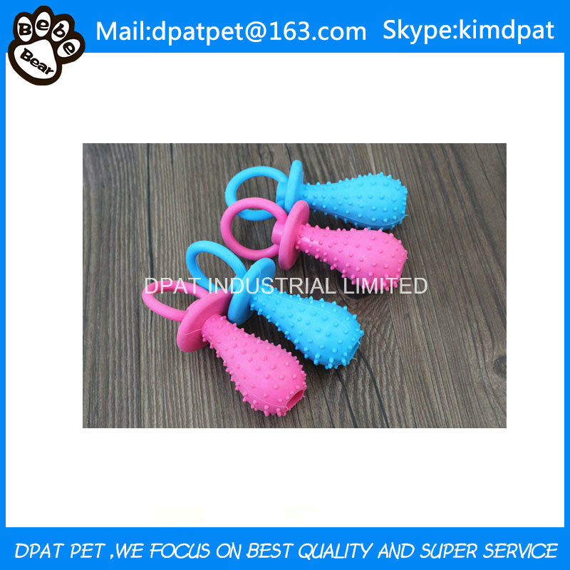 Fish Bone Color Rubber Dog Toy Pet Products