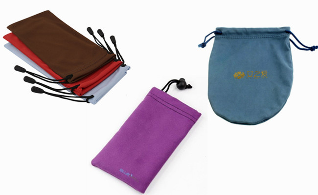 Micorfiber Phone Accessories Bag for Power Bank