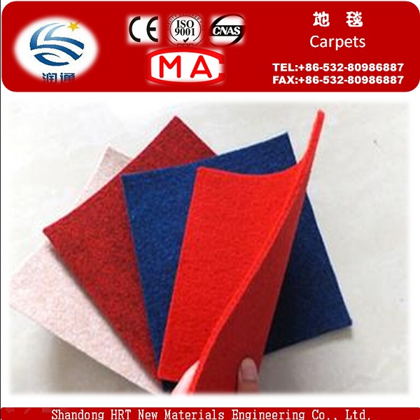 Manufacturer China Velour Carpet Red Exhibition Carpet