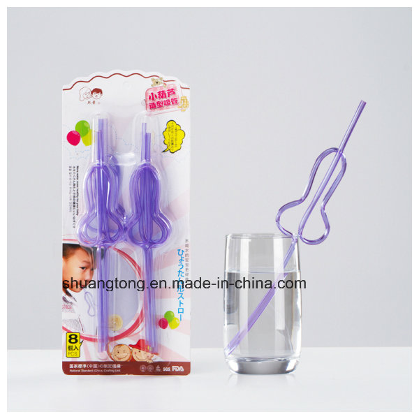 Pet Material Hard Multi-Shaped Crazy Straw