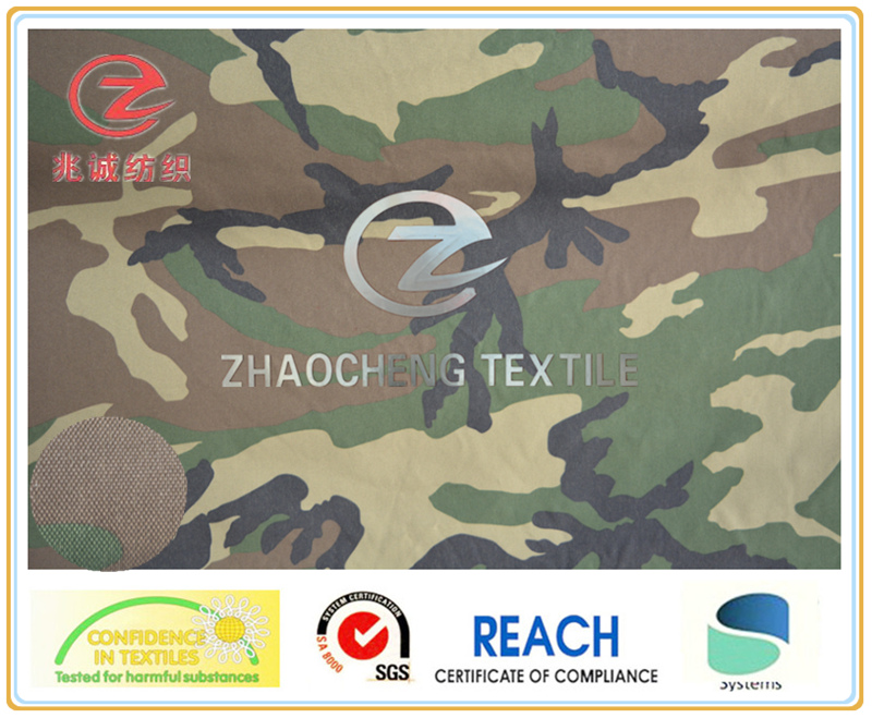 600d Desert Camouflage Printing PVC Coated 380GSM (ZCBP009)