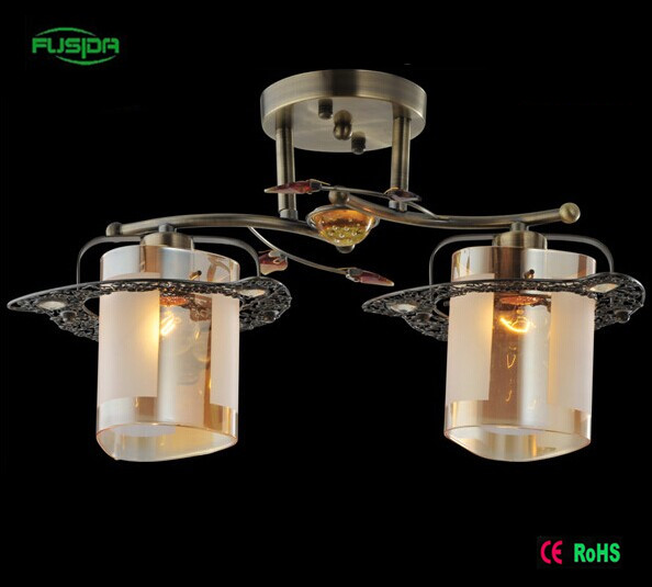 High Quality Glass Ceiling Gold Chandelier Lighting