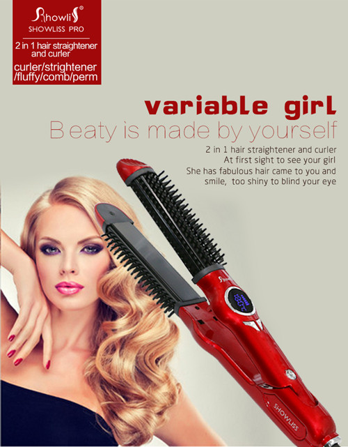 Best 2 in 1 Hair Straightener Curling Iron