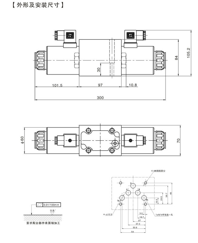 Dg4V-5-20 Series Solenoid Directional Valves (DG4V5-2C-M-D24L 20)