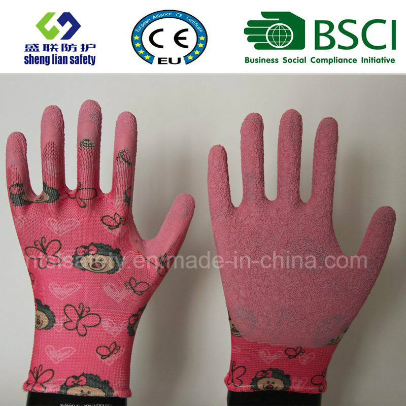 Latex Coated Labor Garden Safety Work Gloves