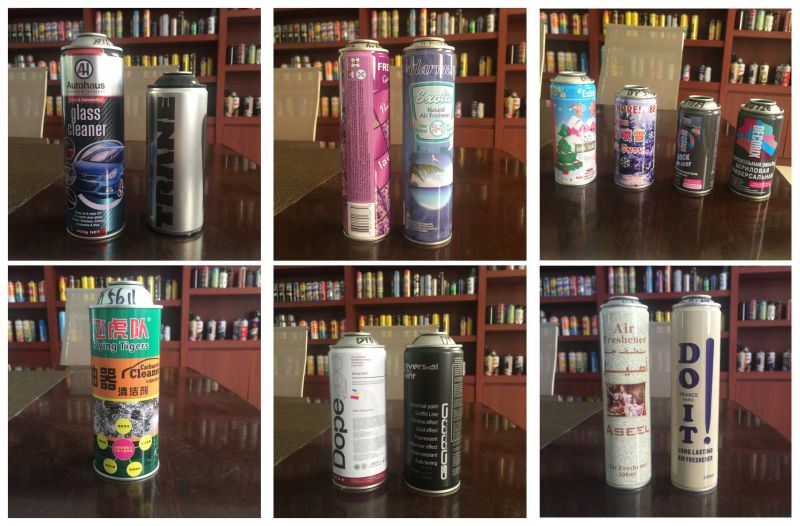 Snow Spray Aerosol String Can 4 Color Printing for christmas Day