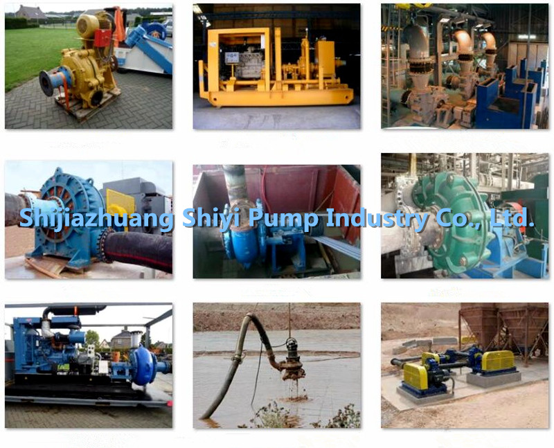 Heavy Duty Mineral Processing Slurry Pump to Suck Sludge & Mud