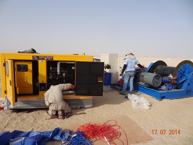 5t 1000m Winch for Tower Installation