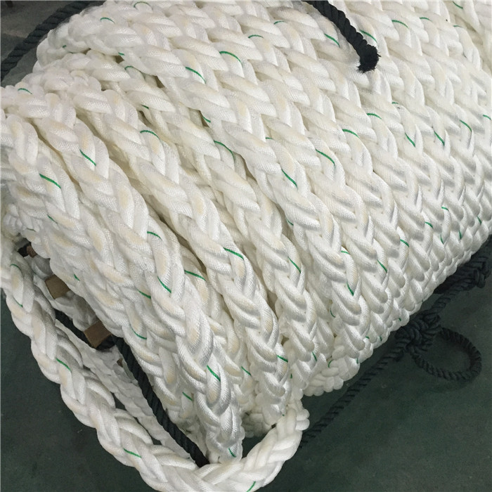 8-Strand Polypropylene Rope Mooring Rope Nylon Rope PE Rope