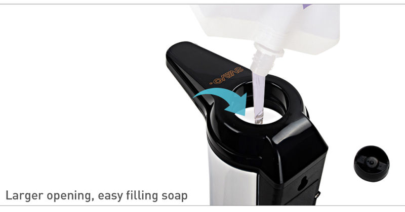 V-470 Plastic Soap Dispenser Removeable Taple Type Automatic Liquid Soap Dispenser Refillable