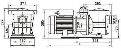 Single-Stage Swimming Pool Filter Water Pumps