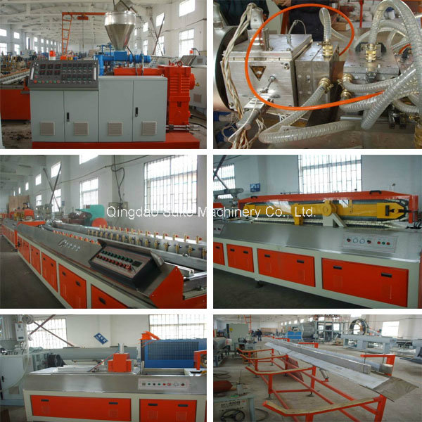 WPC Rail Fencing Board Extrusion Machine