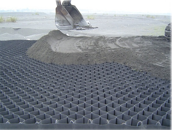 HDPE Geocell Used for Road Construction