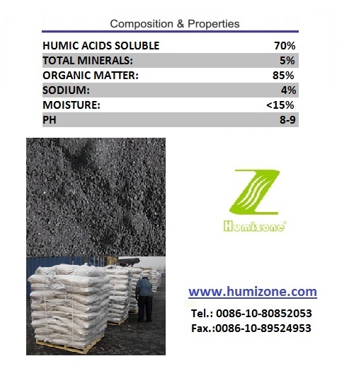 Humizone HA-Na-70-P Sodium Humate