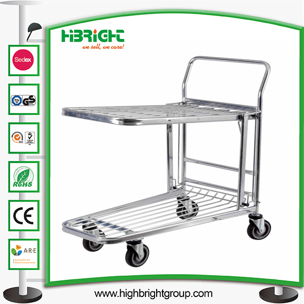 Heavy Duty Warehouse Shopping Trolley Cart