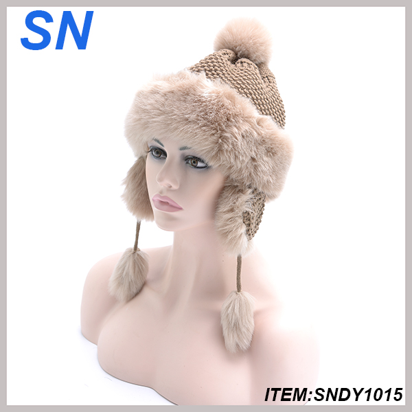 2013 Fashionable Winter Faux Fur Beautiful Cute Hat