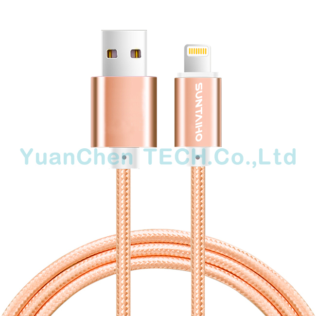 Mfi Data Charger USB Nylon Cord Original Cable for iPhone/iPad