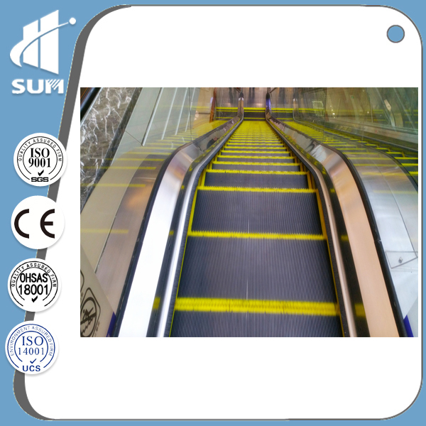 Ce Approved Speed 0.5m/S Aluminum Step Escalator