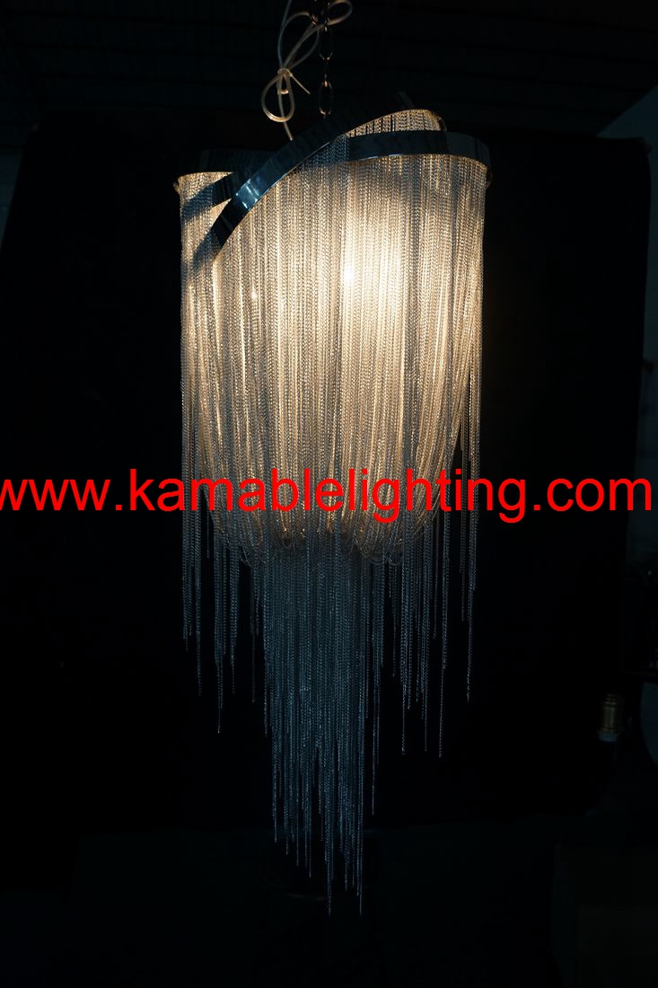 Modern High Quality Chrome Chain Chandelier (ka1091)