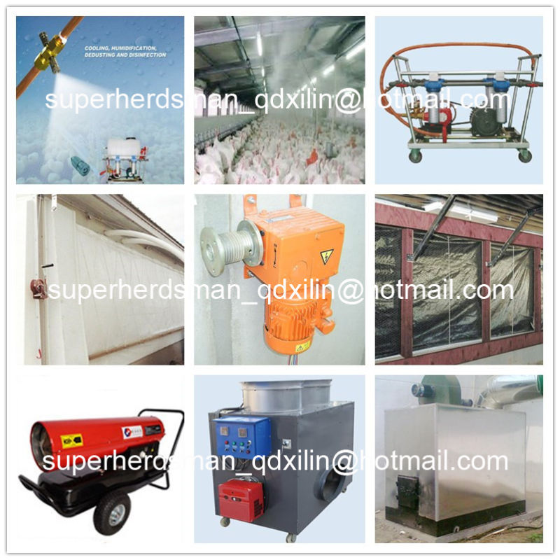 Full Set Automatic Poultry Farming Equipments for Broiler