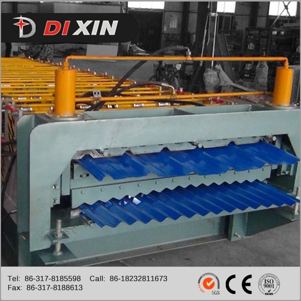 Double Layer Corrugated and Roof Sheet Panel Roll Forming Machine