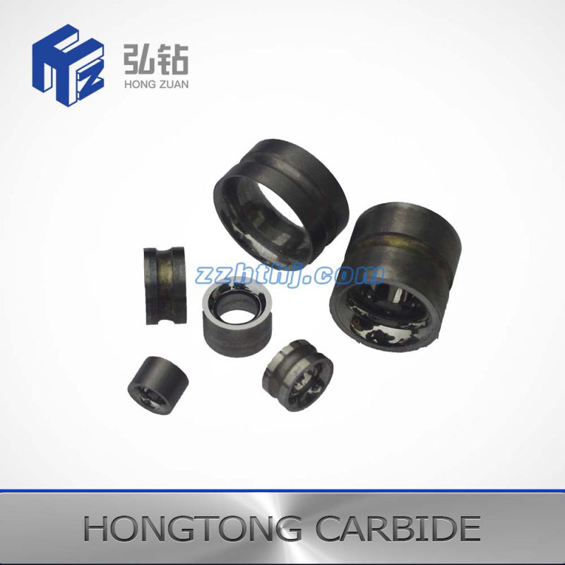 Various Size and Shape of Solid Cemented Carbide Wire Guide Wheel