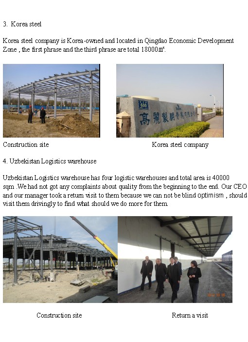 Prefabricated Steel Structure Warehouse Project (KXD-SSB1313)