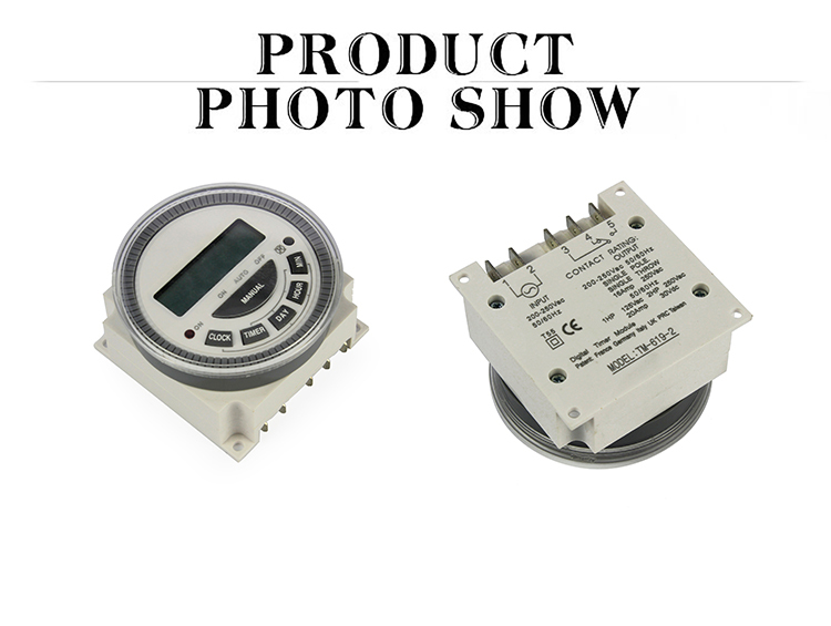 Digital LCD Programmable Timer TM-619-4 12V DC 5pin