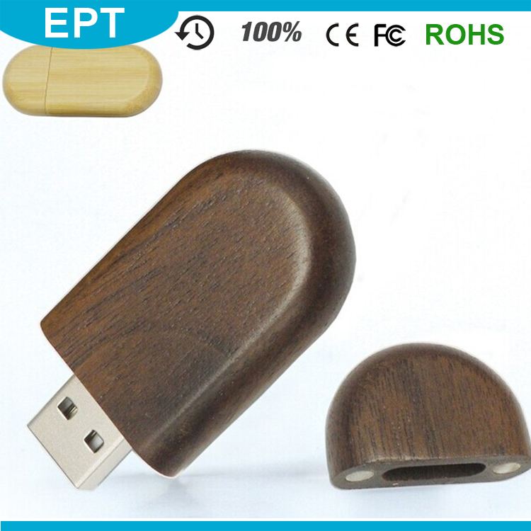 Red Wood Stick Shape Wholesale Mini USB Flash Drive for Free Sample (TW005)