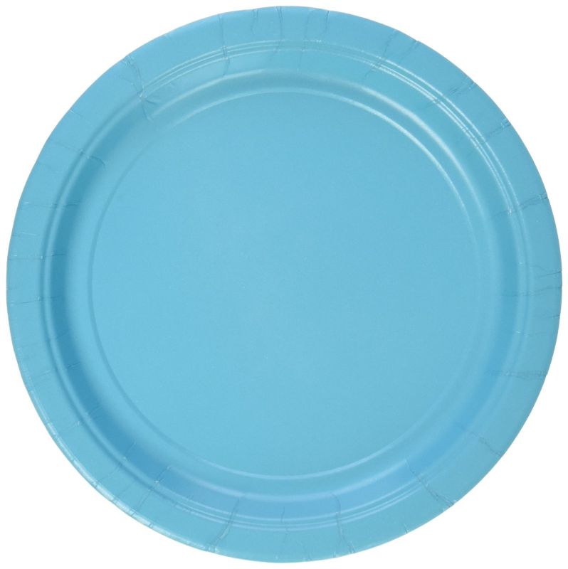 Weeding Party Pack Paper Dinner Plates Multicolor Red /Blue Color Plates