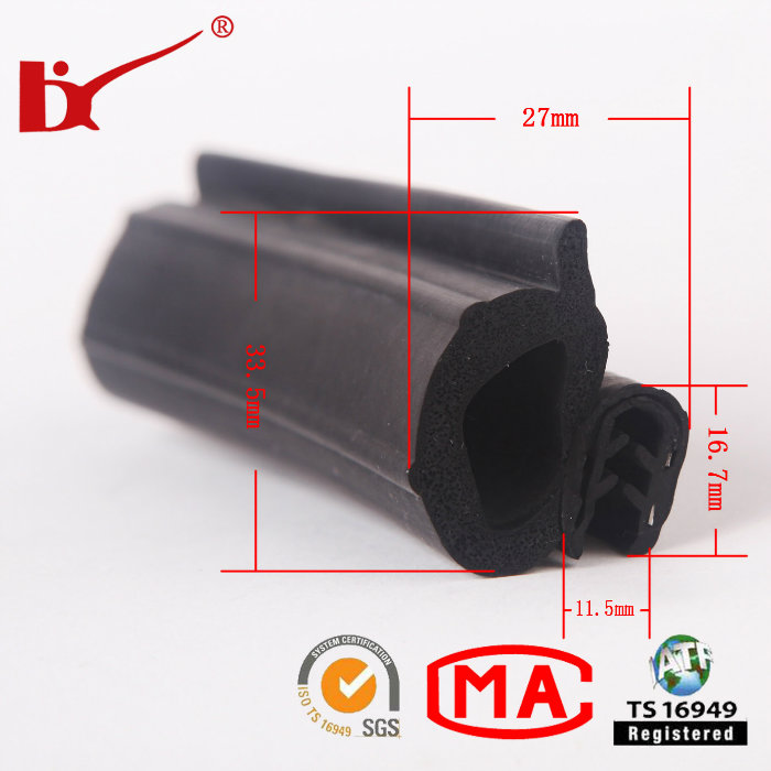 Produce Car Accessories Extruded Rubber Strips