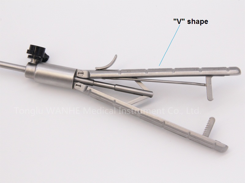 Hf2008.4 Laparoscopic Needle Holder with Rachet