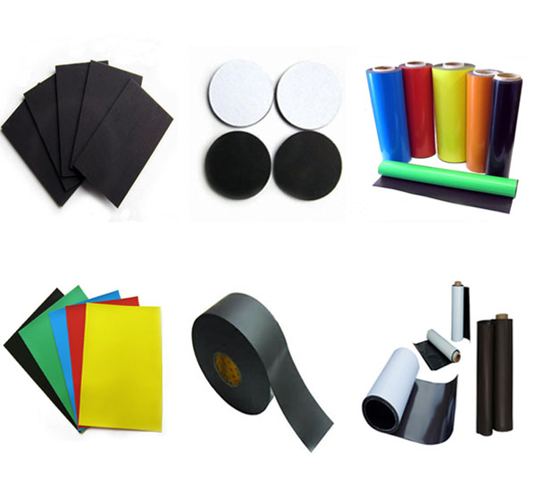 Isotropic Flexible Manufacturer Strong Roll Rubber Magnet with PVC