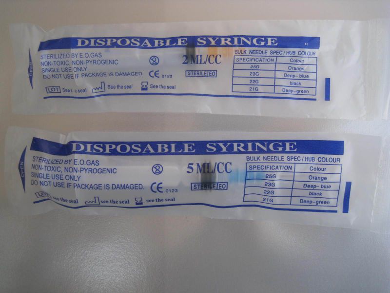 Disposable Dental Syringe Set with Needle 1-60ml