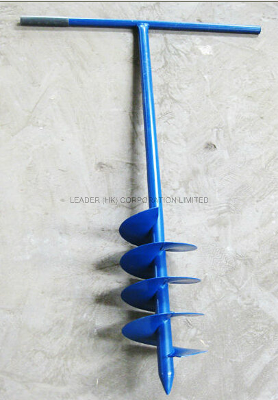 Steel Frame Garden Use Manual Earth Auger, Ground Anchor