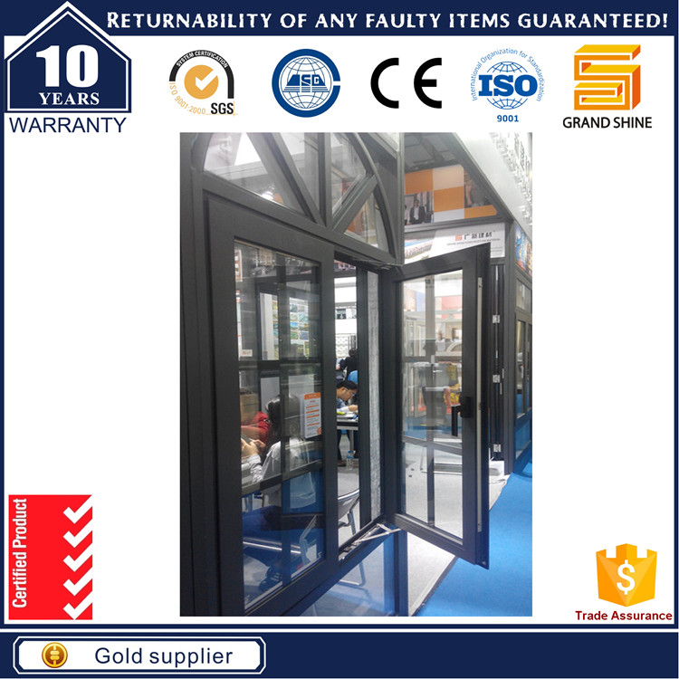 Aluminum Casement Windows with Insert Mobile Louver