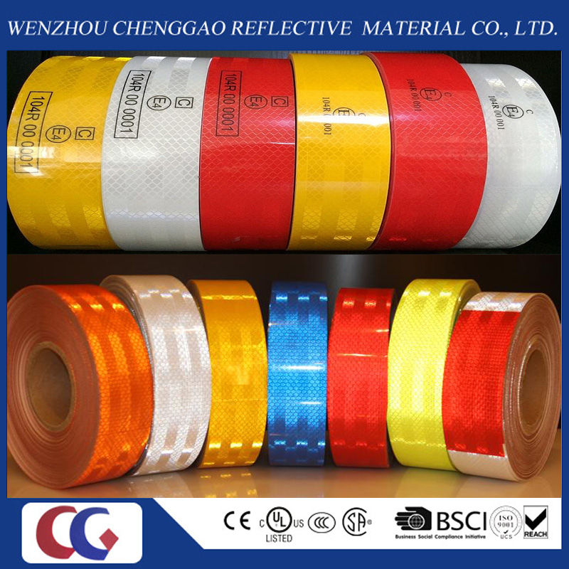 High Adhesive Fluorescent Reflective Tape with Same Quality as 3m for Trucks