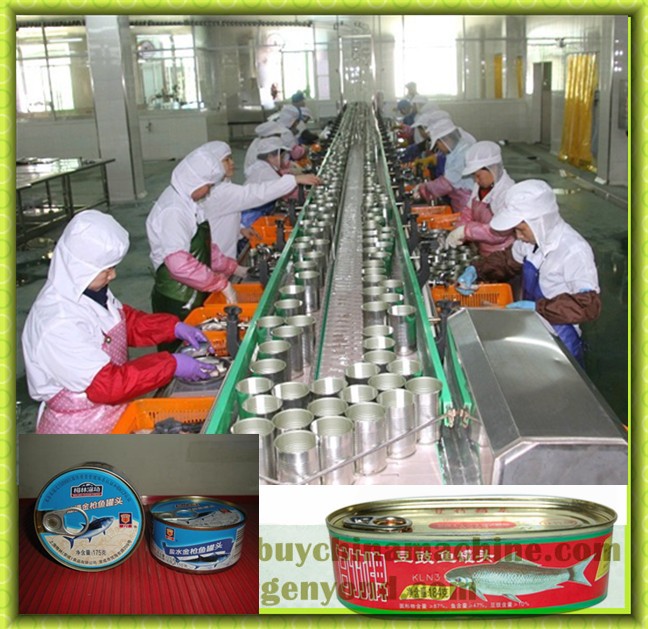 Full Automatic Canned Fish Processing Machinery