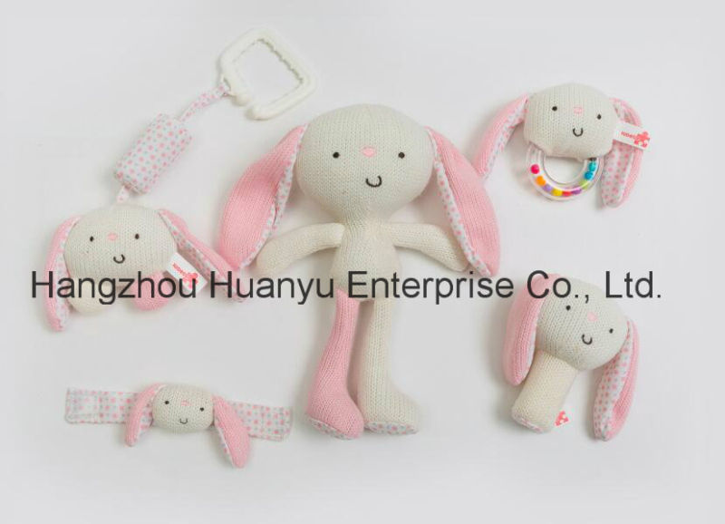 Factory Supply Baby Plush Rattle Set