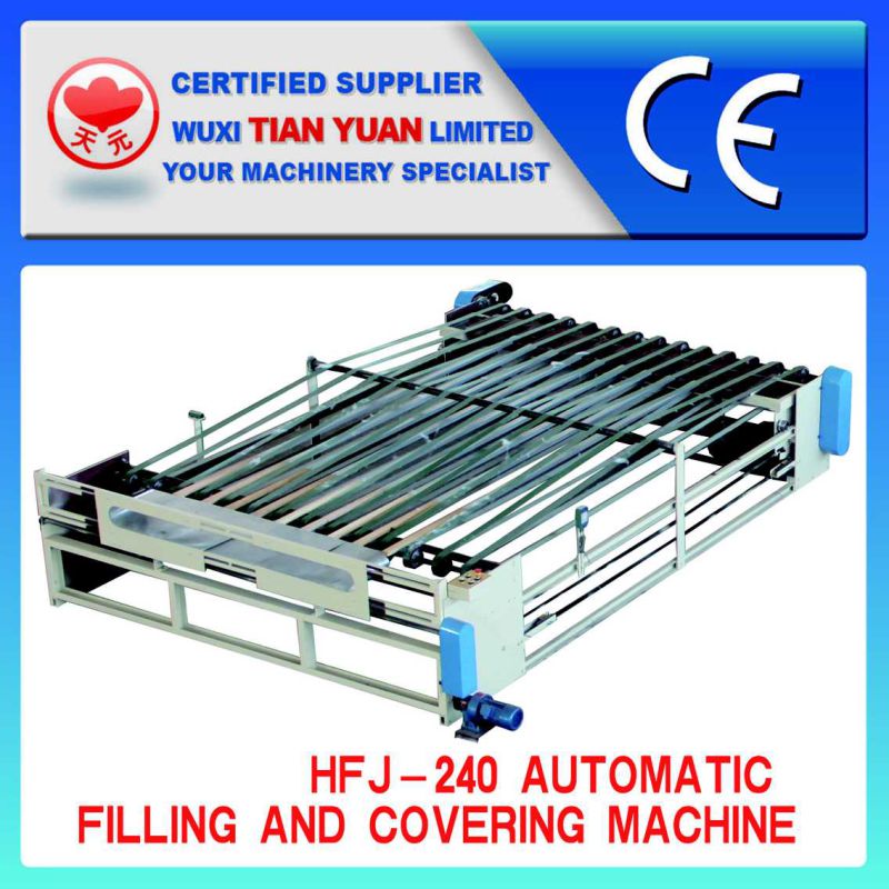 Automatic Nonwoven Computerized Quilt Filling and Covering Machine (HFJ-240)