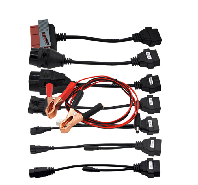 8 Tcs Cdp PRO Car Cables Obdii Diagnostic Connector for Multi-Brand Cars