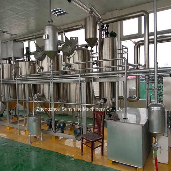 1t Edible Oil Refining Small Scale Crude Oil Refinery Equipment