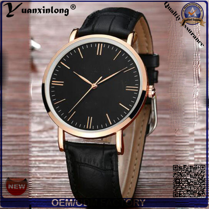 Yxl-011 Custom Logo Wholesale Real Leather Strap Women Watch, Hot Sell Dw Watch
