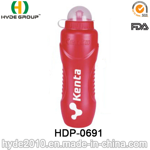Large BPA Free Plastic Sport Water Bottle, PE Plastic Sport Water Bottle (HDP-0691)
