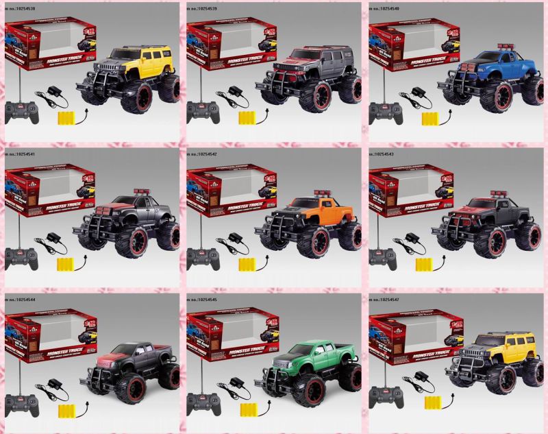 Four Function R/C Car Toys with Big Wheel for Children