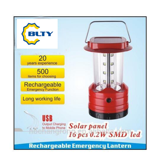 Emergency Auto LED Outdoor Camping Solar Lantern