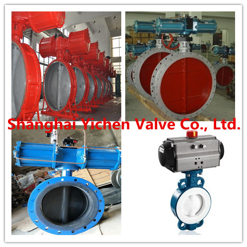 Electric Actuated Flange Type Ventilation Butterfly Valve (TD941W)