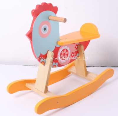 New Design Baby Wooden Rocking Animal-Hen Rocker